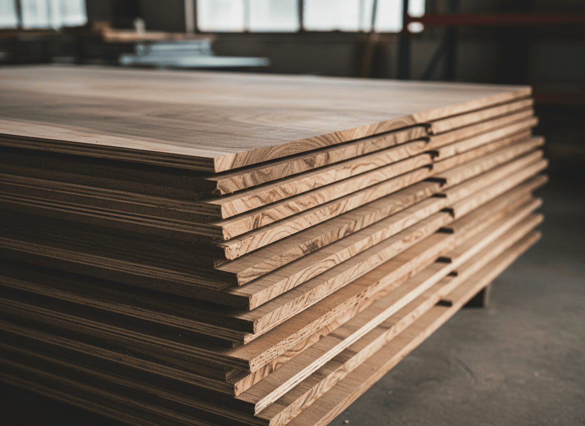 Commercial plywood grading